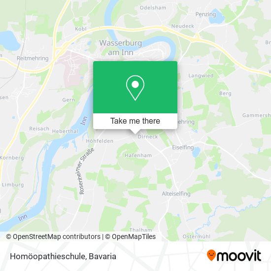 Homöopathieschule map