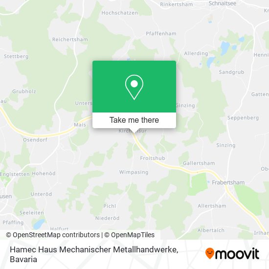 Hamec Haus Mechanischer Metallhandwerke map