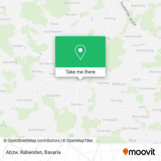 Карта Abzw. Rabenden