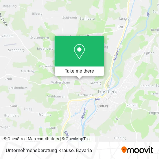 Карта Unternehmensberatung Krause