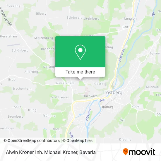 Карта Alwin Kroner Inh. Michael Kroner
