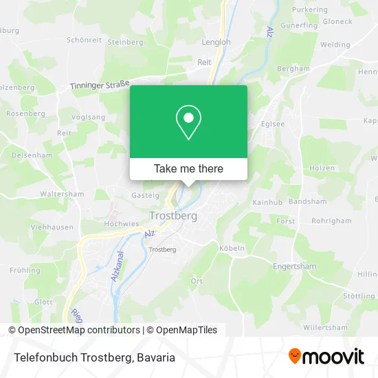 Карта Telefonbuch Trostberg