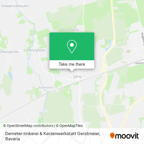 Карта Demeter-Imkerei & Kerzenwerkstatt Gerstmeier