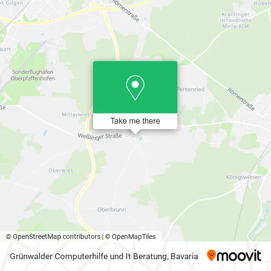 Карта Grünwalder Computerhilfe und It Beratung