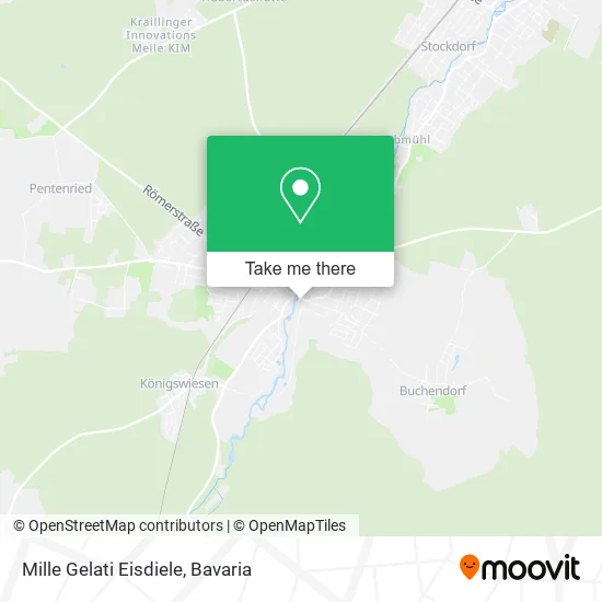 Mille Gelati Eisdiele map