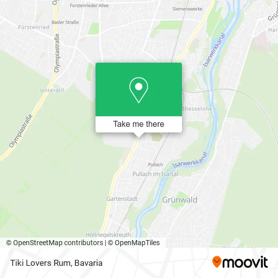 Карта Tiki Lovers Rum