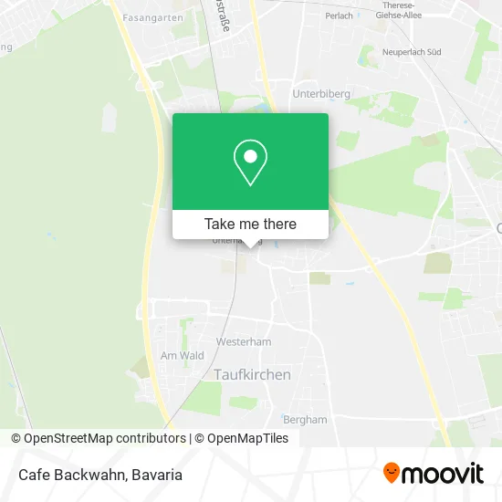 Карта Cafe Backwahn
