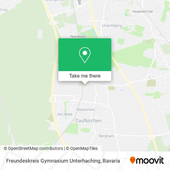 Freundeskreis Gymnasium Unterhaching map