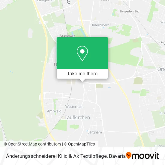 Карта Änderungsschneiderei Kilic & Ak Textilpflege