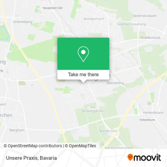 Карта Unsere Praxis