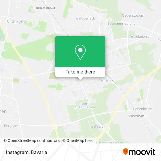 Карта Instagram