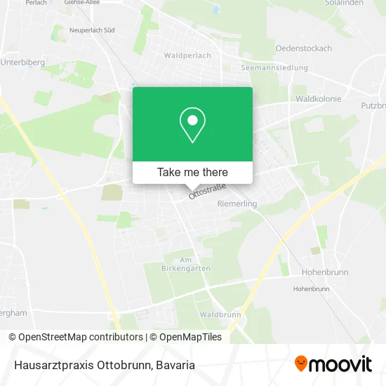 Карта Hausarztpraxis Ottobrunn
