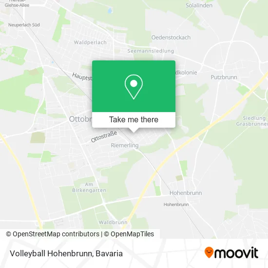 Карта Volleyball Hohenbrunn