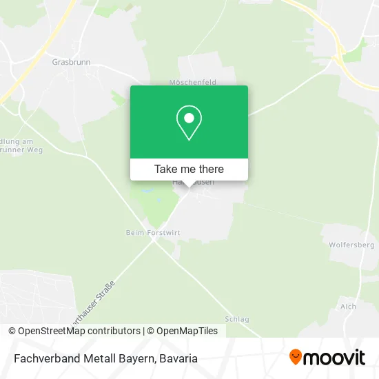 Карта Fachverband Metall Bayern