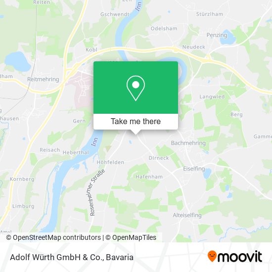 Adolf Würth GmbH & Co. map