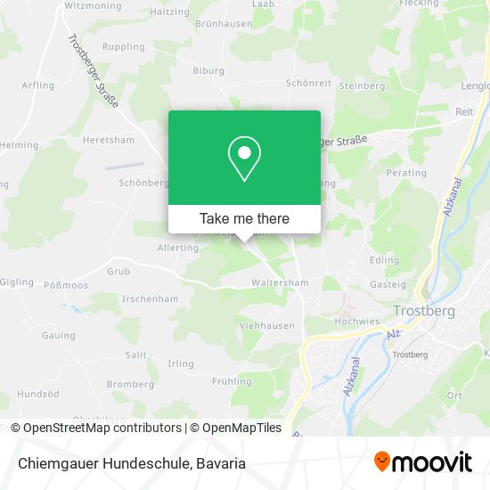 Chiemgauer Hundeschule map