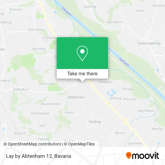 Карта Lay by Abtenham 12