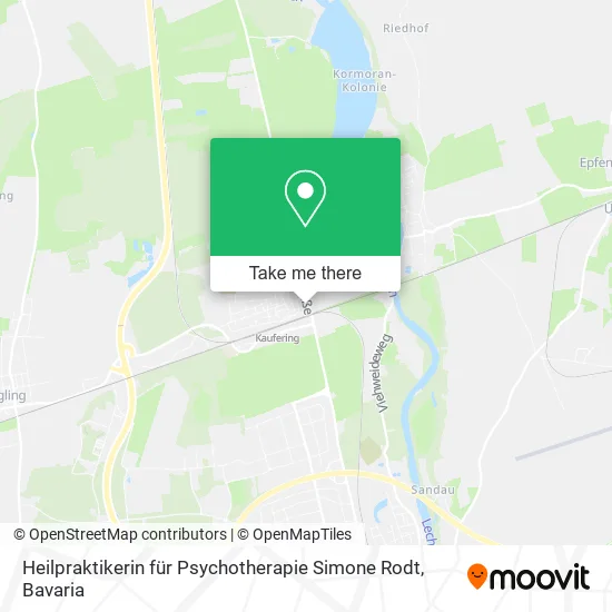 Карта Heilpraktikerin für Psychotherapie Simone Rodt