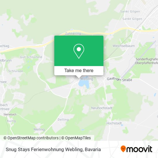 Snug Stays Ferienwohnung Webling map