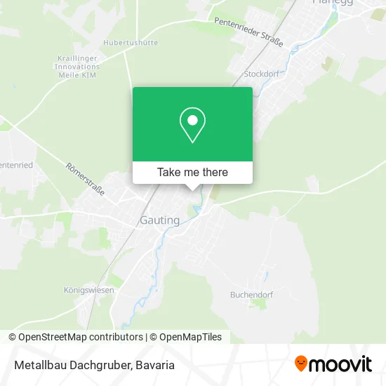 Карта Metallbau Dachgruber