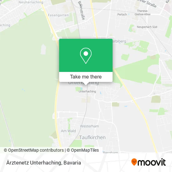 Карта Ärztenetz Unterhaching