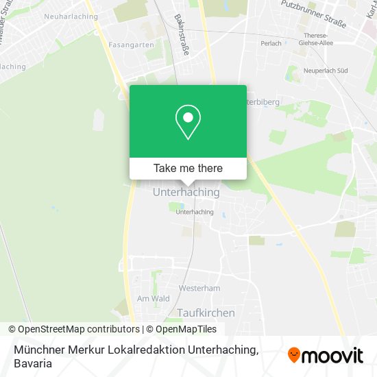 Münchner Merkur Lokalredaktion Unterhaching map
