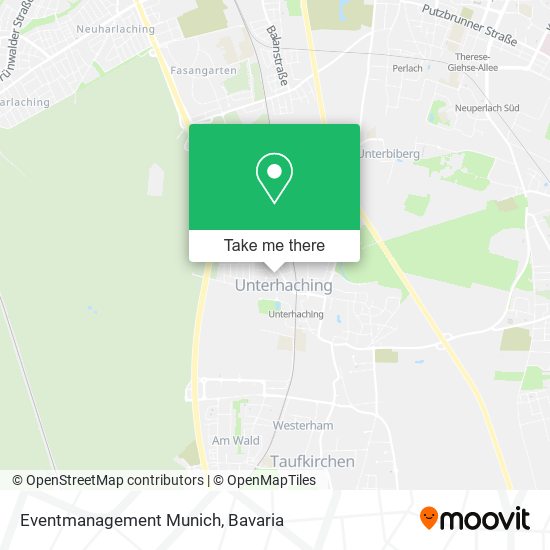 Eventmanagement Munich map