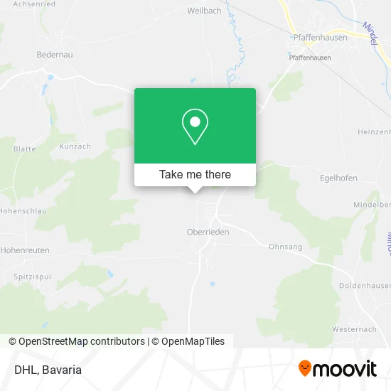 Карта DHL