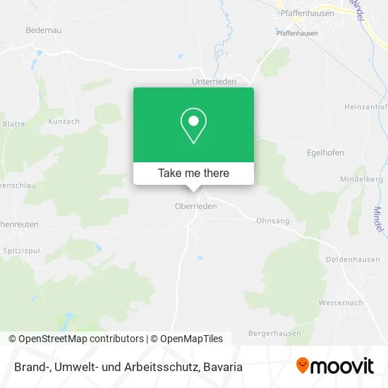 Карта Brand-, Umwelt- und Arbeitsschutz