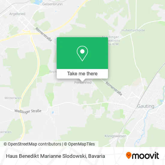 Карта Haus Benedikt Marianne Slodowski