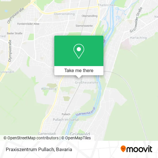 Карта Praxiszentrum Pullach