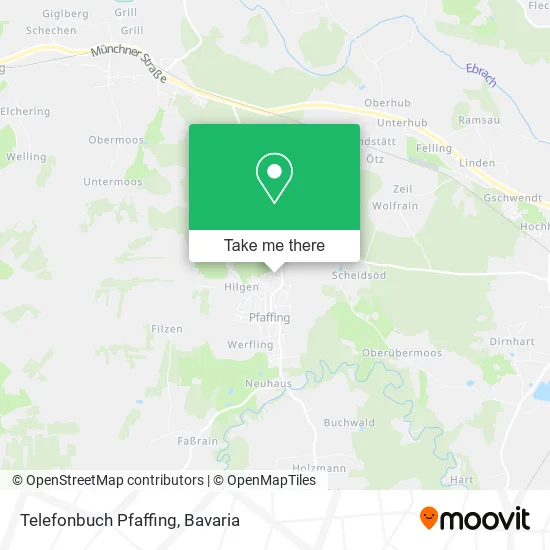 Карта Telefonbuch Pfaffing