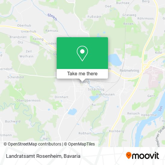Landratsamt Rosenheim map