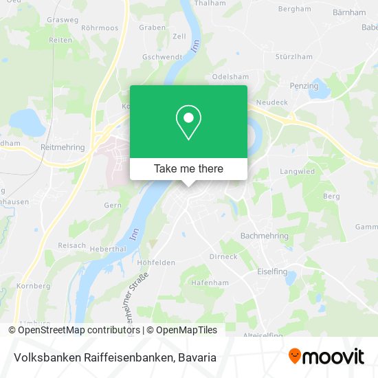Volksbanken Raiffeisenbanken map