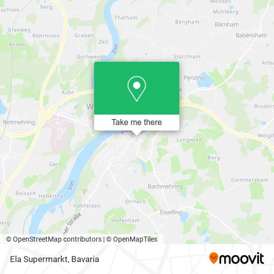 Ela Supermarkt map