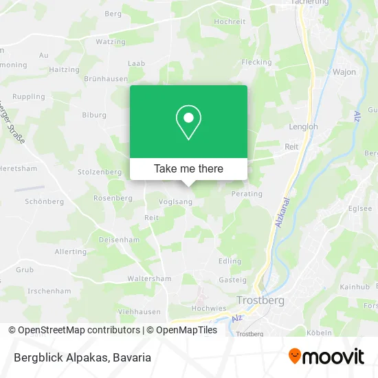 Карта Bergblick Alpakas