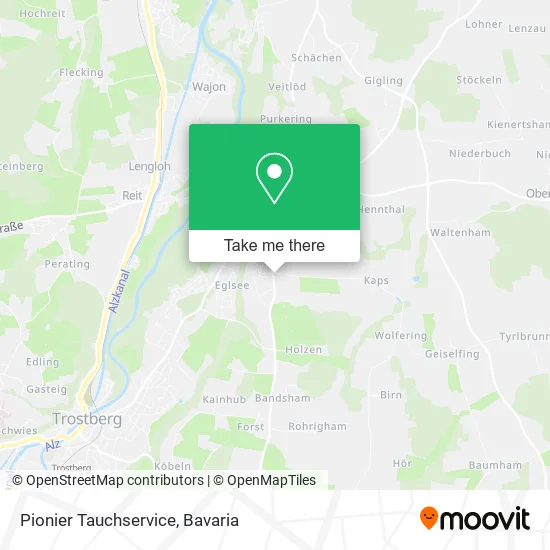 Карта Pionier Tauchservice