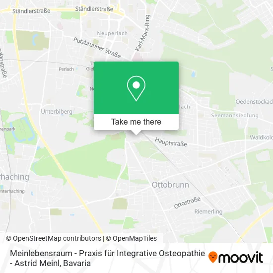 Карта Meinlebensraum - Praxis für Integrative Osteopathie - Astrid Meinl