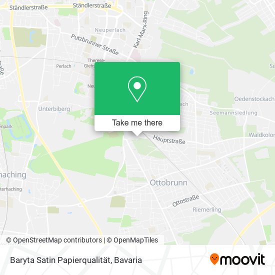 Baryta Satin Papierqualität map