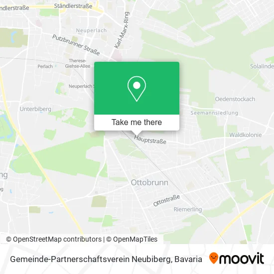 Карта Gemeinde-Partnerschaftsverein Neubiberg