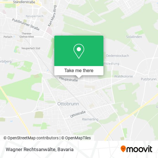 Карта Wagner Rechtsanwälte