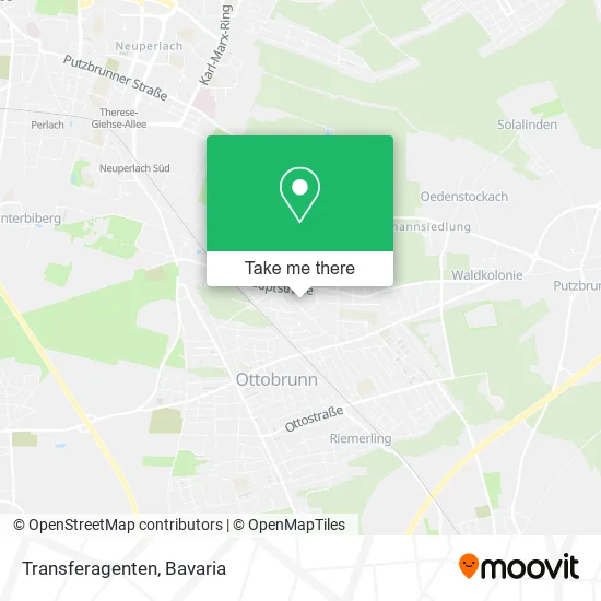 Карта Transferagenten