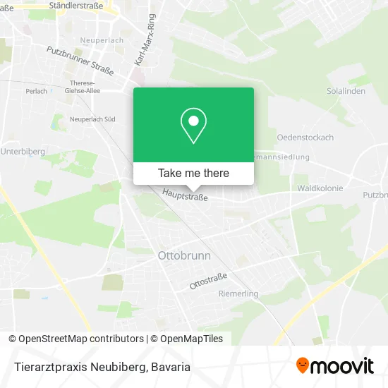 Карта Tierarztpraxis Neubiberg