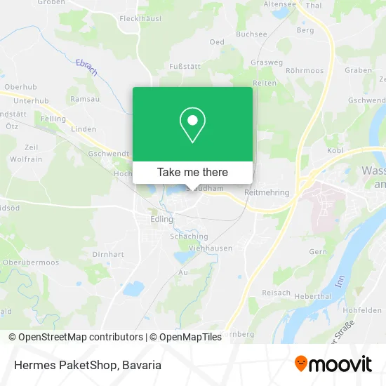 Карта Hermes PaketShop