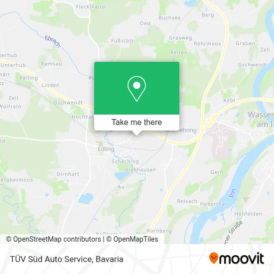 TÜV Süd Auto Service map