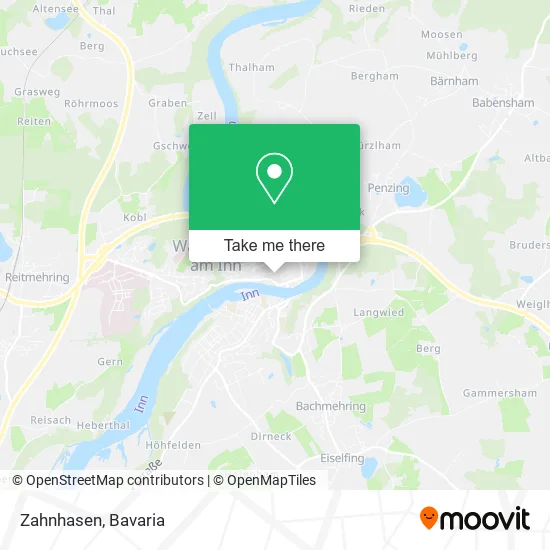 Карта Zahnhasen