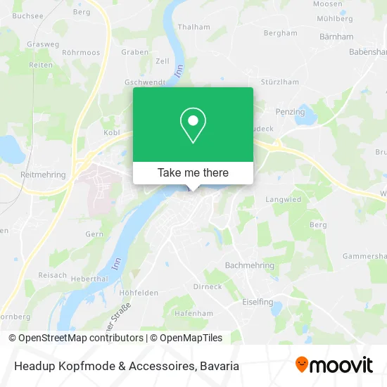 Headup Kopfmode & Accessoires map