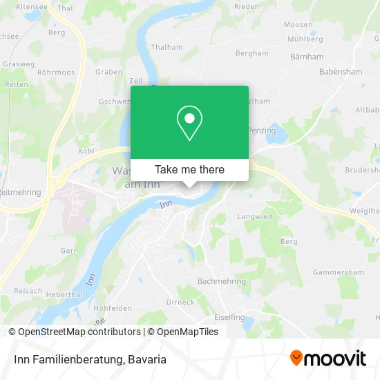 Карта Inn Familienberatung