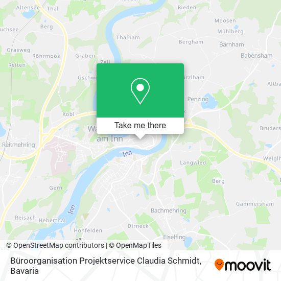 Büroorganisation Projektservice Claudia Schmidt map