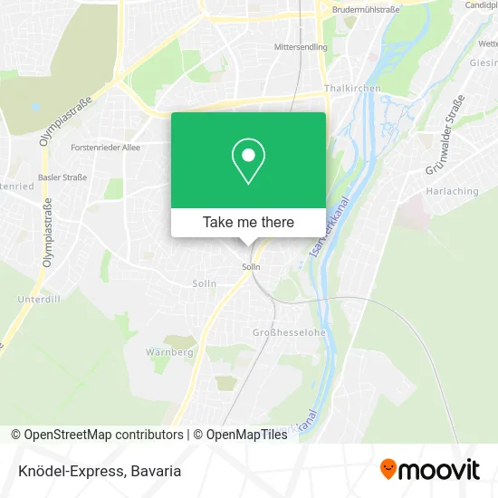 Карта Knödel-Express